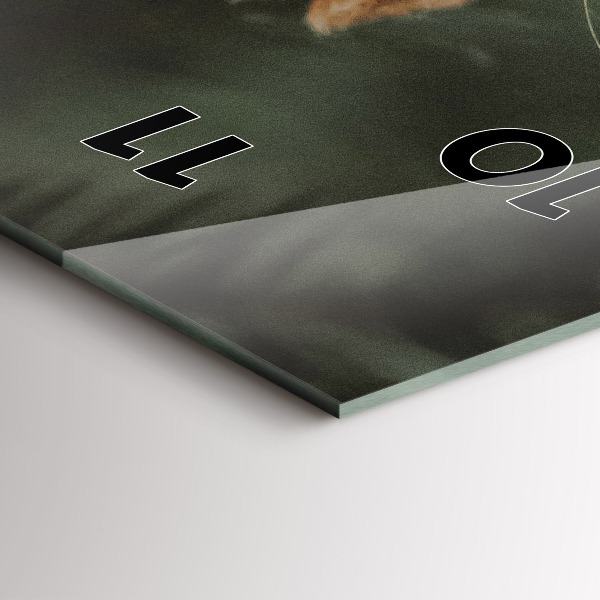 Vertikálne hodiny Veverička a divoká príroda