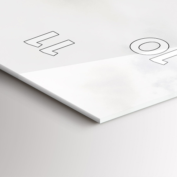 Vertikálne hodiny Výhľad na hory