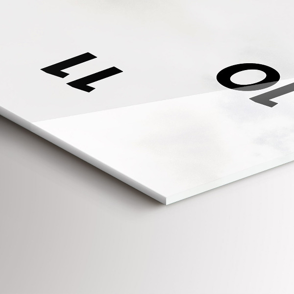 Vertikálne hodiny Výhľad na hory