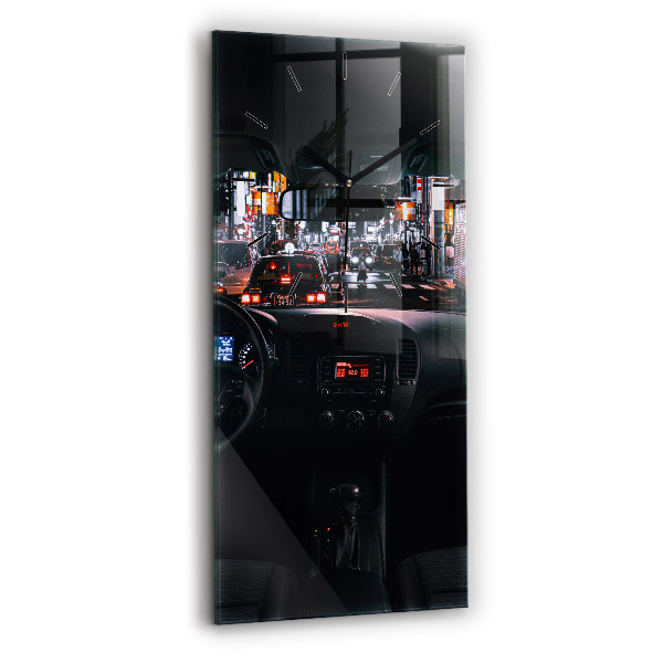 Vertikálne hodiny Auto v Tokiu