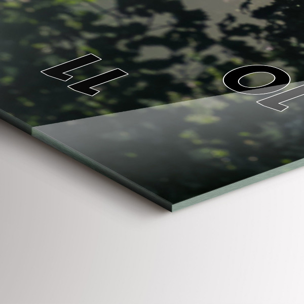 Vertikálne hodiny Lesná cesta a pruhy slnečného svetla