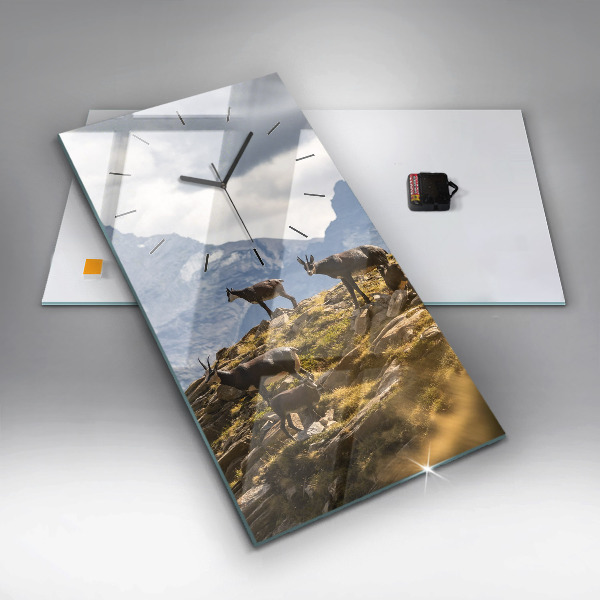 Vertikálne hodiny Koza v údolí Aosta