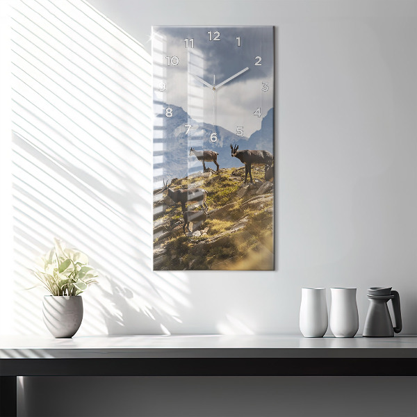 Vertikálne hodiny Koza v údolí Aosta