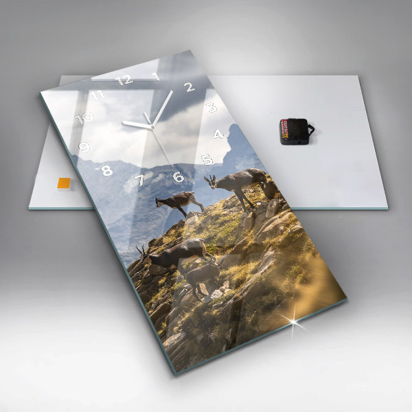 Vertikálne hodiny Koza v údolí Aosta