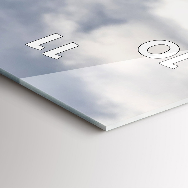 Vertikálne hodiny Koza v údolí Aosta