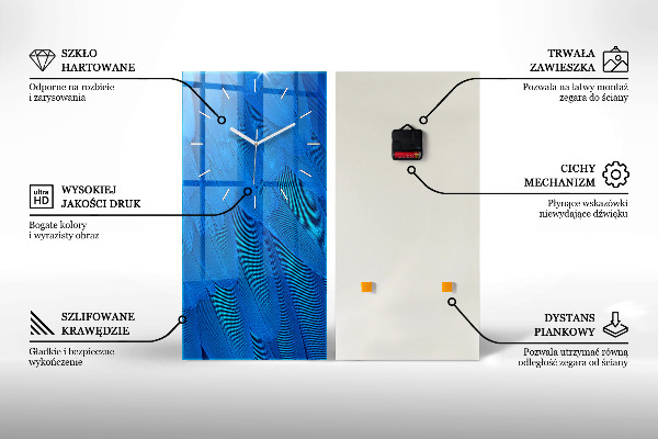 Vertikálne hodiny Pohľad z Barcelony na Montjuic