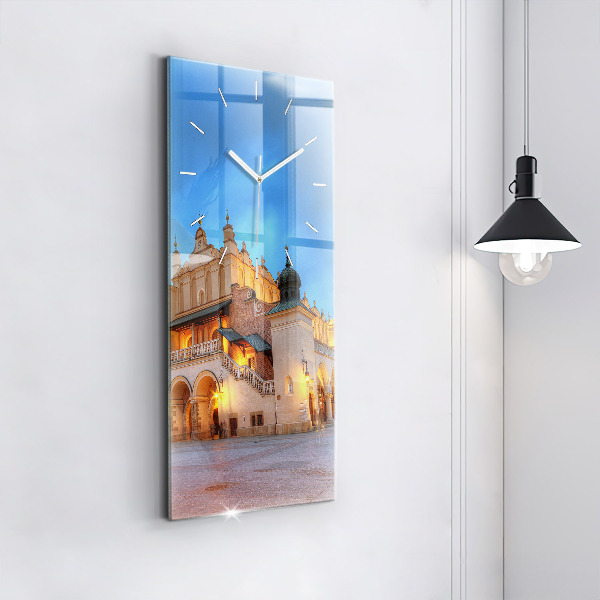 Vertikálne hodiny Hlavné trhové námestie v Krakove