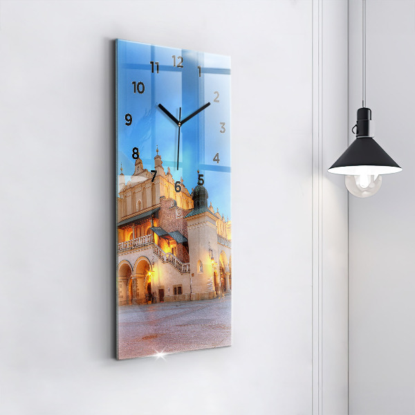 Vertikálne hodiny Hlavné trhové námestie v Krakove