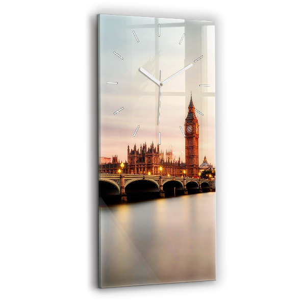 Vertikálne hodiny Panoráma Londýna Big Ben