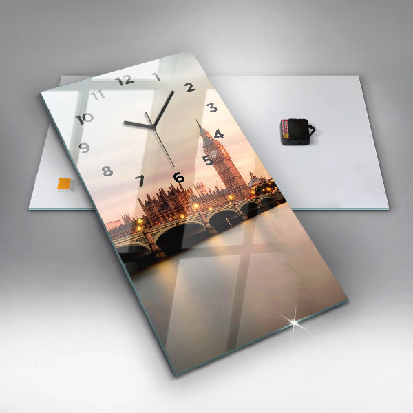 Vertikálne hodiny Panoráma Londýna Big Ben