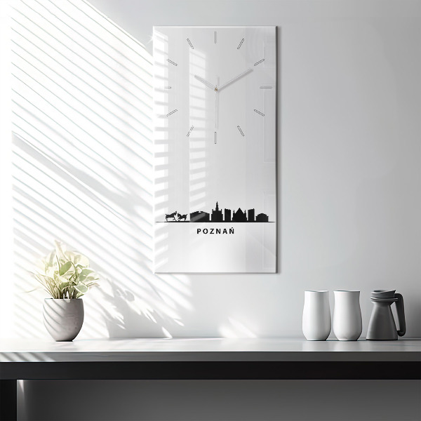 Vertikálne hodiny Panoramatická grafika Poznaň