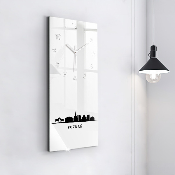 Vertikálne hodiny Panoramatická grafika Poznaň