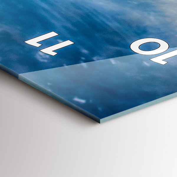 Vertikálne hodiny Východ slnka Baltské more