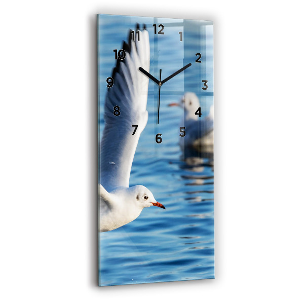 Vertikálne hodiny Čajky v Gdyni