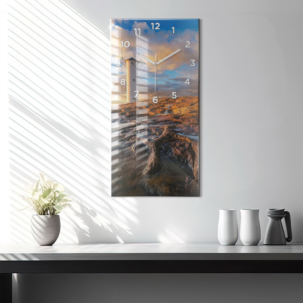 Vertikálne hodiny Maják a Baltské more