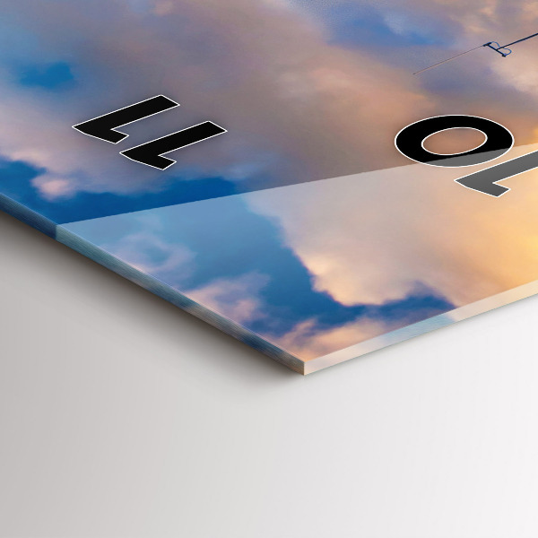 Vertikálne hodiny Maják a Baltské more