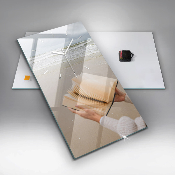 Vertikálne hodiny Chvíľka s knihou