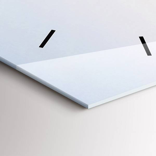 Vertikálne hodiny Jazero a hory