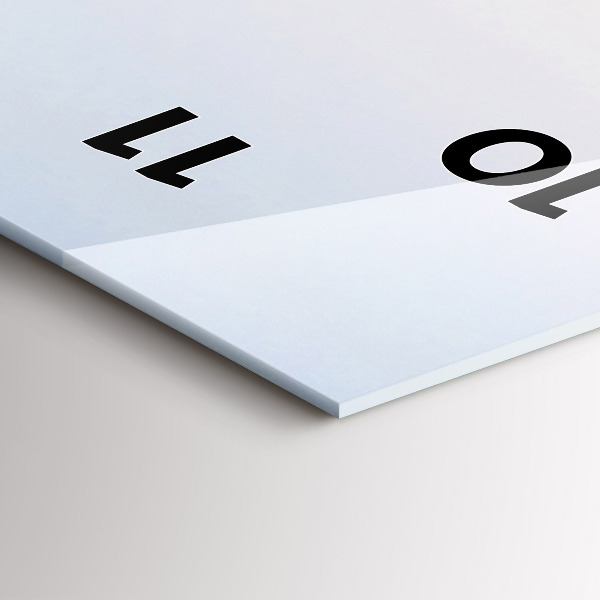 Vertikálne hodiny Jazero a hory