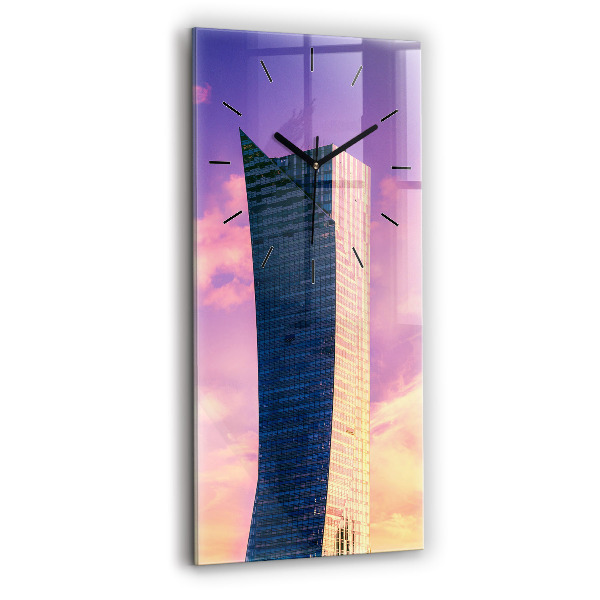 Vertikálne hodiny Mrakodrap vo Varšave