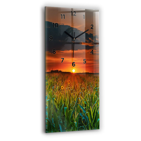 Vertikálne hodiny Slnečnice na lúke