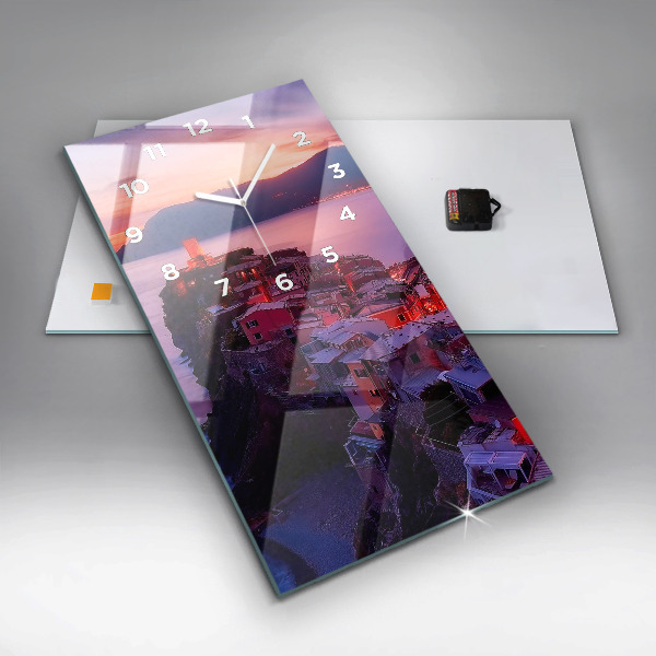 Vertikálne hodiny Nápis spomienok