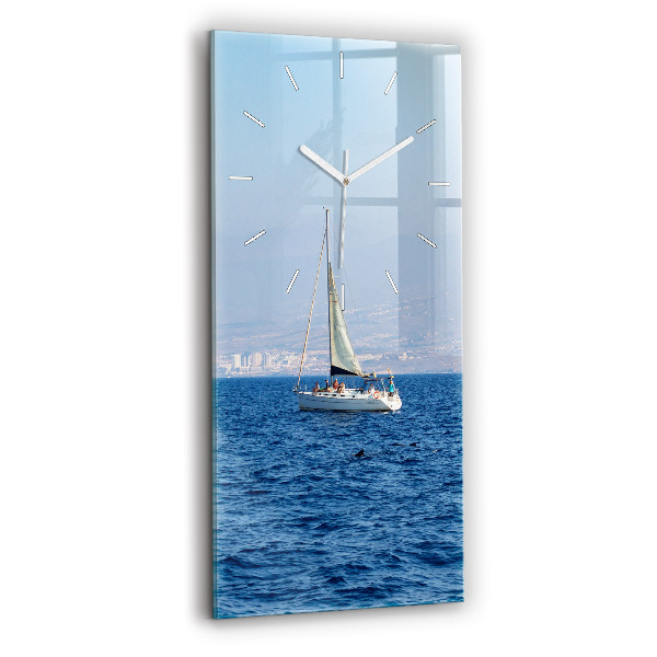 Vertikálne hodiny Jachta na Tenerife
