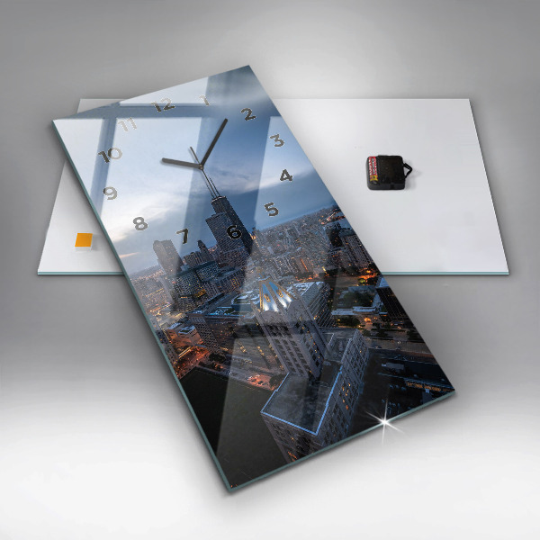 Vertikálne hodiny Fotografia Chicaga