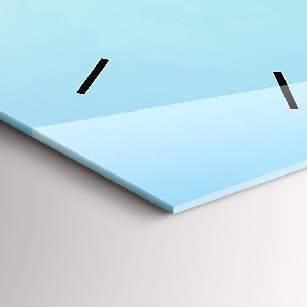 Vertikálne hodiny Jazero s horami