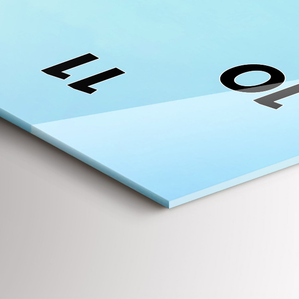 Vertikálne hodiny Jazero s horami