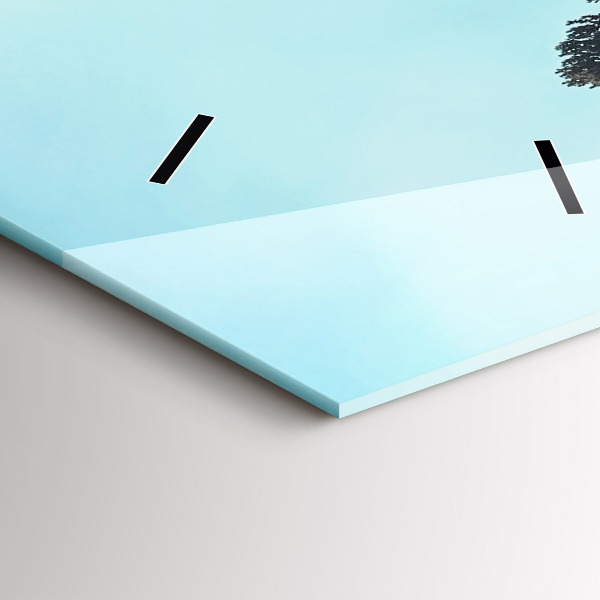 Vertikálne hodiny Hory v Yellowstone