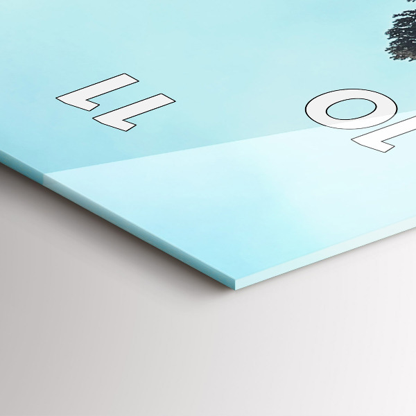 Vertikálne hodiny Hory v Yellowstone