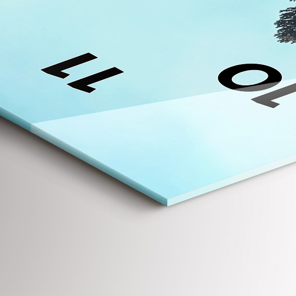 Vertikálne hodiny Hory v Yellowstone