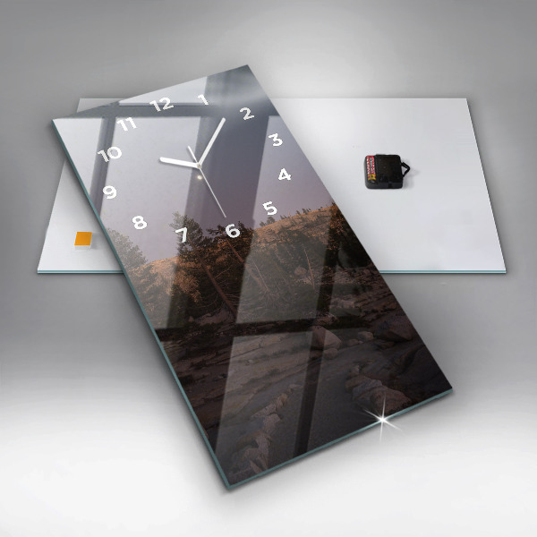 Vertikálne hodiny Yosemitská skalnatá cesta