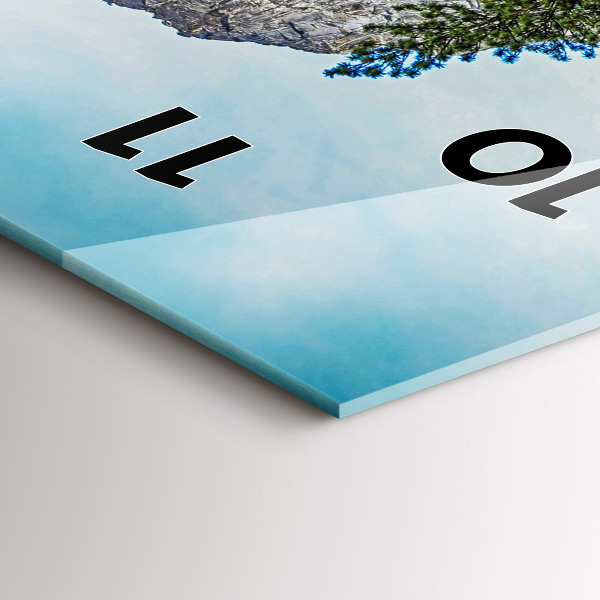 Vertikálne hodiny Yosemitský drevený most