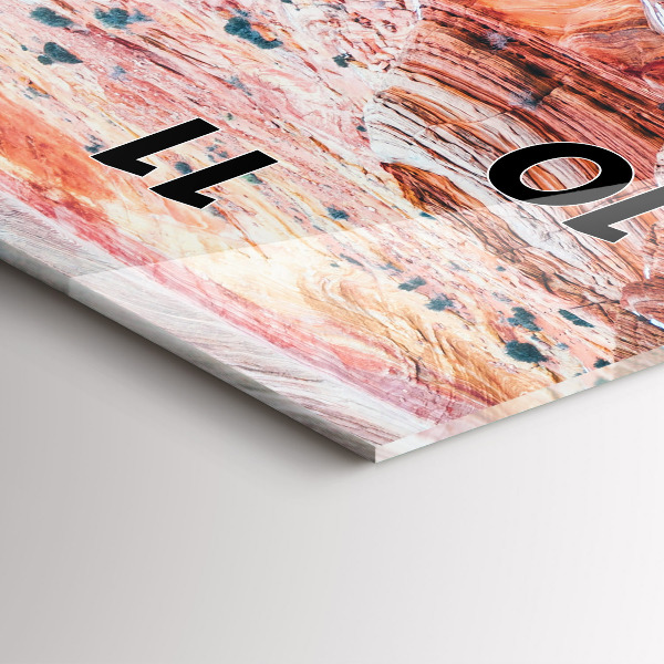 Vertikálne hodiny Malebný Grand Canyon