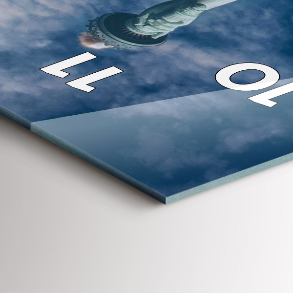 Vertikálne hodiny Socha slobody v New Yorku