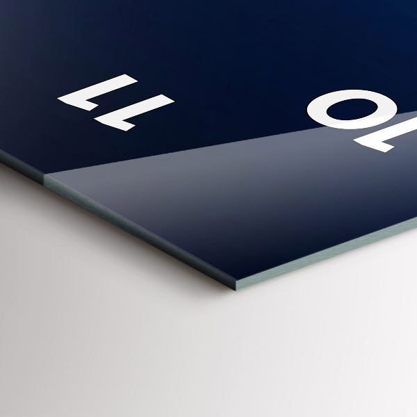 Vertikálne hodiny Horská krajina rieky