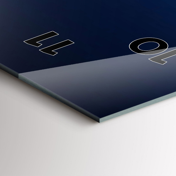 Vertikálne hodiny Horská krajina rieky