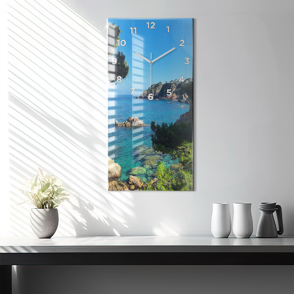 Vertikálne hodiny Pobrežie Costa Brava