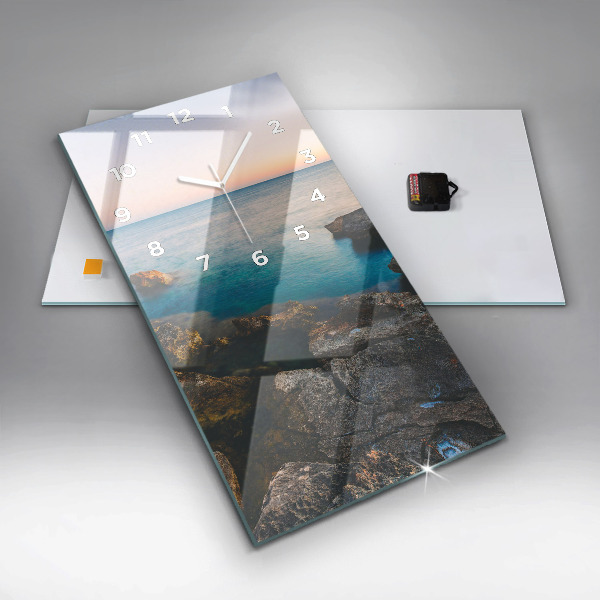 Vertikálne hodiny Morská krajina