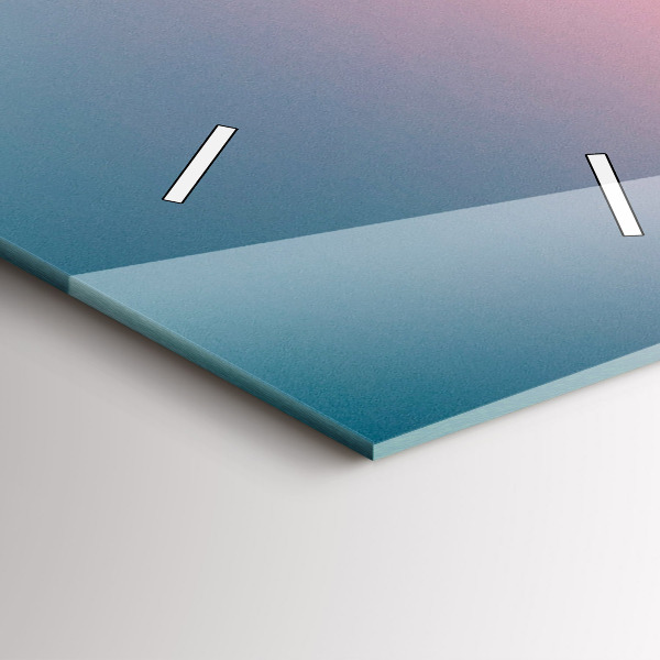 Vertikálne hodiny Skaly pri západe slnka