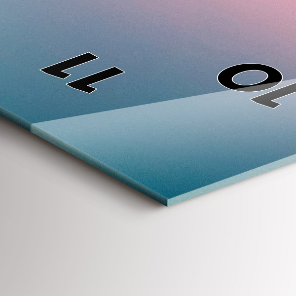 Vertikálne hodiny Skaly pri západe slnka