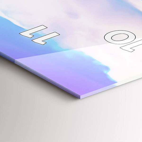 Vertikálne hodiny Godafoss na Islande