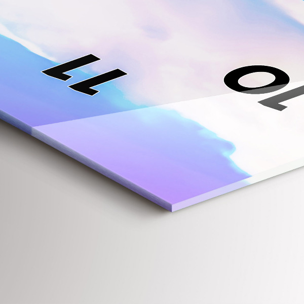 Vertikálne hodiny Godafoss na Islande