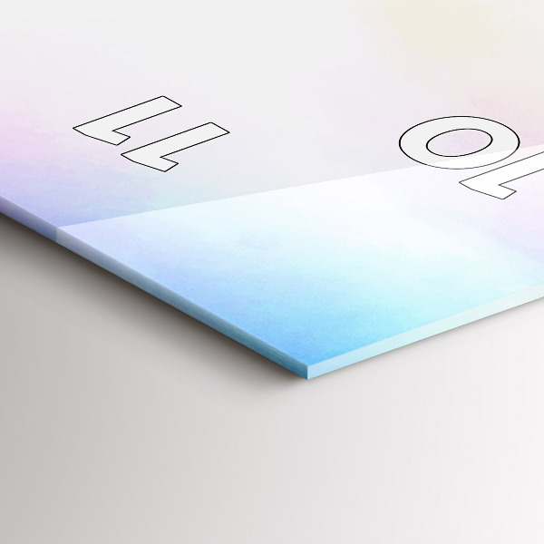 Vertikálne hodiny Vodopád na Islande