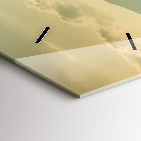 Vertikálne hodiny Horská krajina