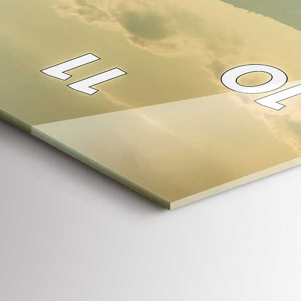 Vertikálne hodiny Horská krajina