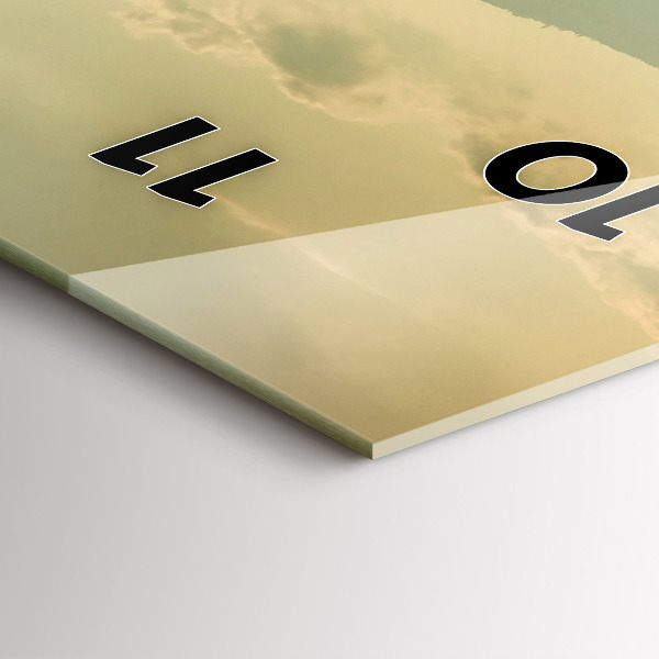 Vertikálne hodiny Horská krajina