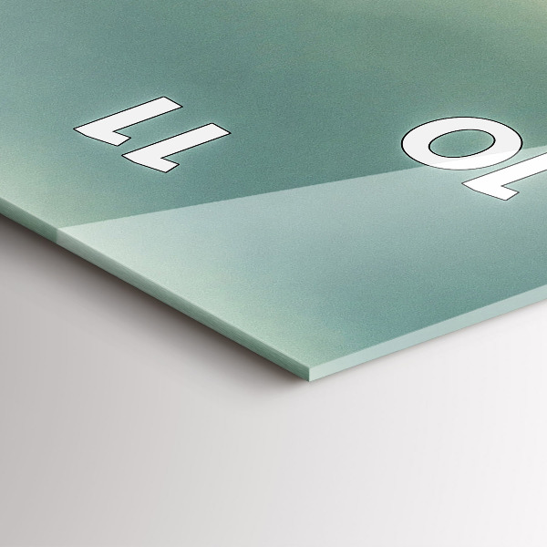 Vertikálne hodiny Východ slnka v Beskydách